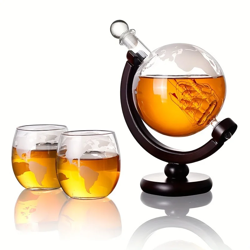 Decanter Globe Set - طقم ديكانتر ويسكي على شكل كرة