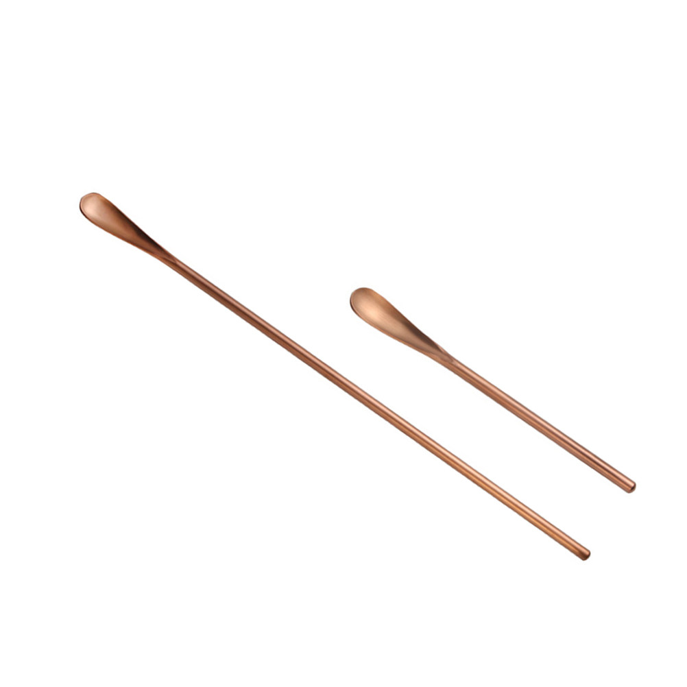 Bar Spoon Twisted - ملعقتان من الفولاذ المقاوم للصدأ لخلط