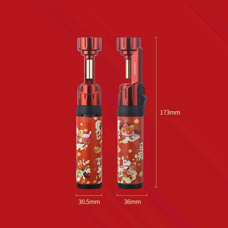 Smoking Gun Kit - ولاعة معدنية جديدة مقاومة للرياح 2026