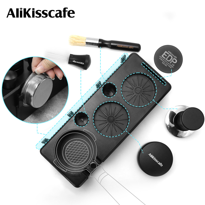 Home Barista - AliKisscafe محطة دك القهوة Portafilter حامل