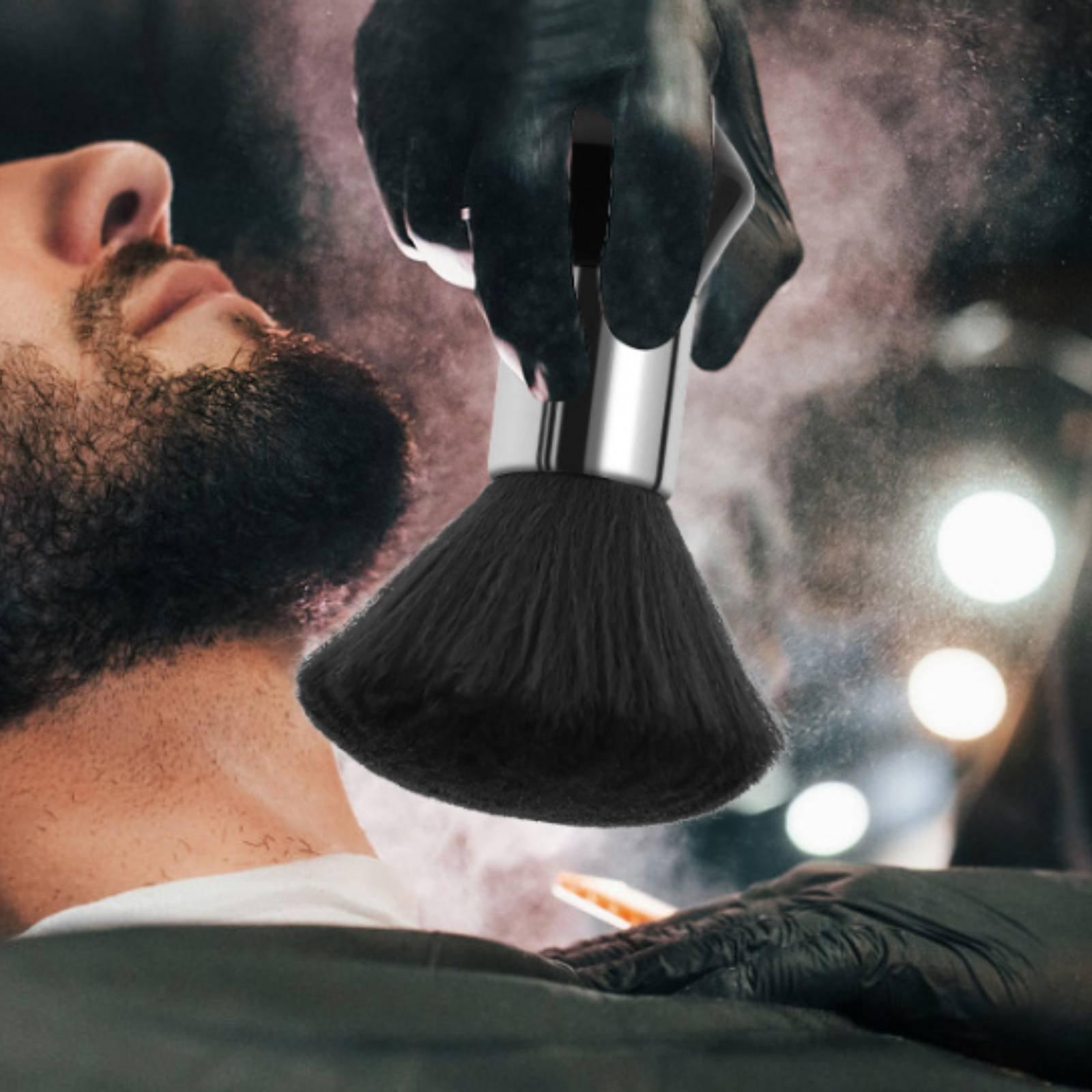 Home Barbershop - فرشاة احترافية لقص الشعر وعباءة كبيرة