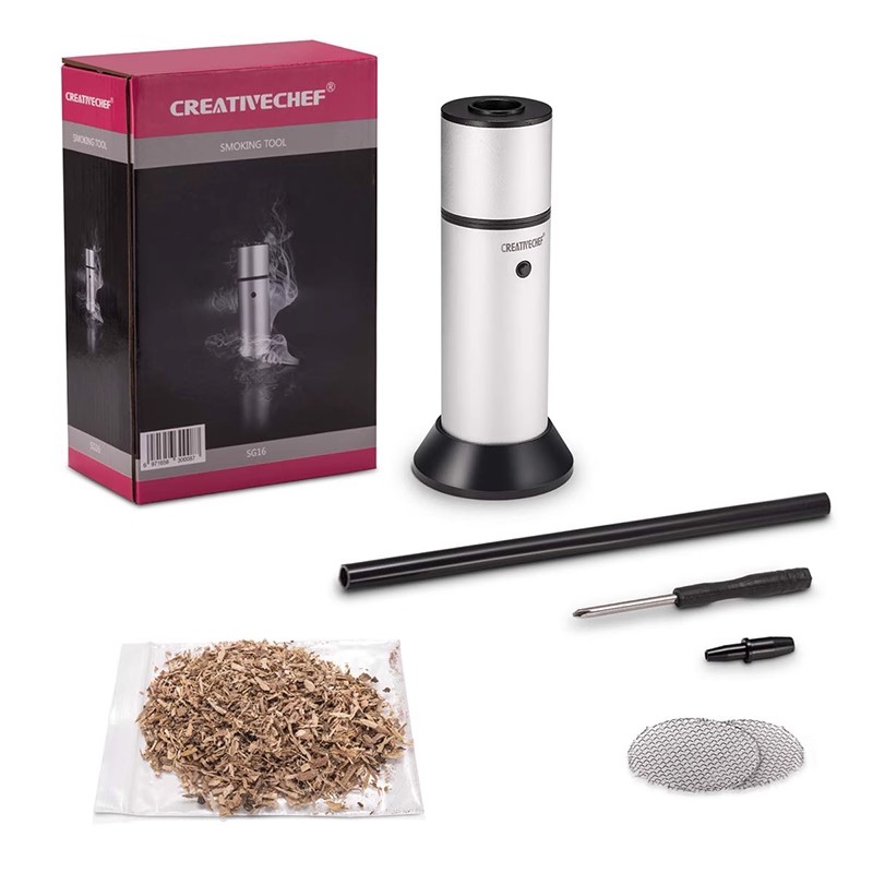 Smoking Gun Kit - 1 مجموعة الغذاء مولد الدخان البارد