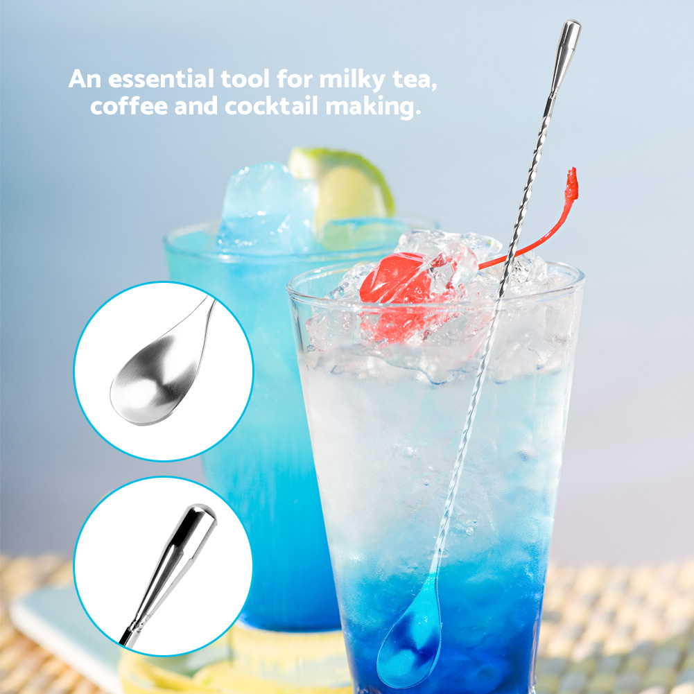 Bar Spoon Twisted - ملعقة خلط للمشروبات من الفولاذ المقاوم