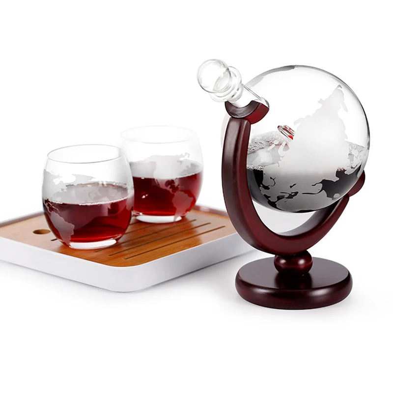 ويسكي الدورق غلوب كأس للنبيذ م - مراجعة Decanter Globe Set وسعره