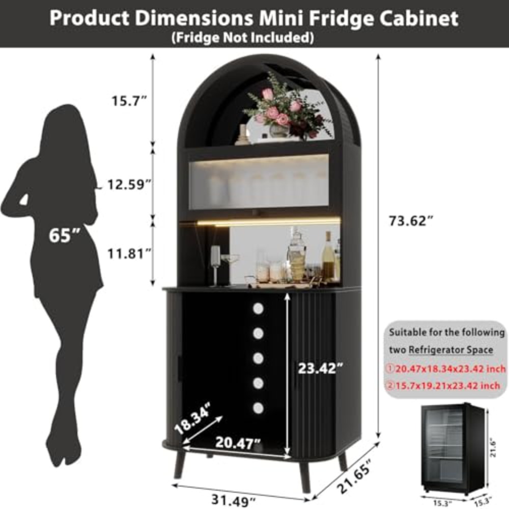 خزانة ثلاجة للنبيذ، خزانة بار  - مراجعة Home Bar And Fridge وسعره