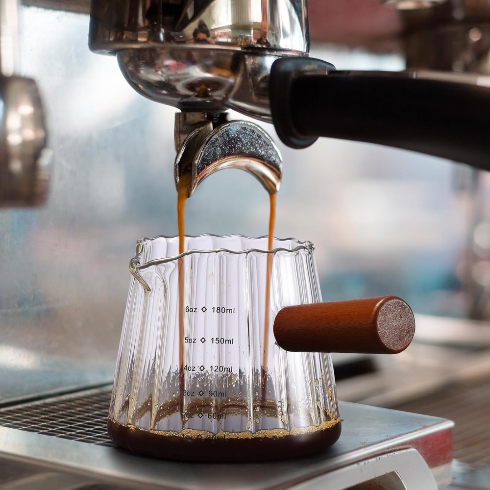 أكواب قياس للإسبريسو بفوهة على - مراجعة Home Barista وسعره