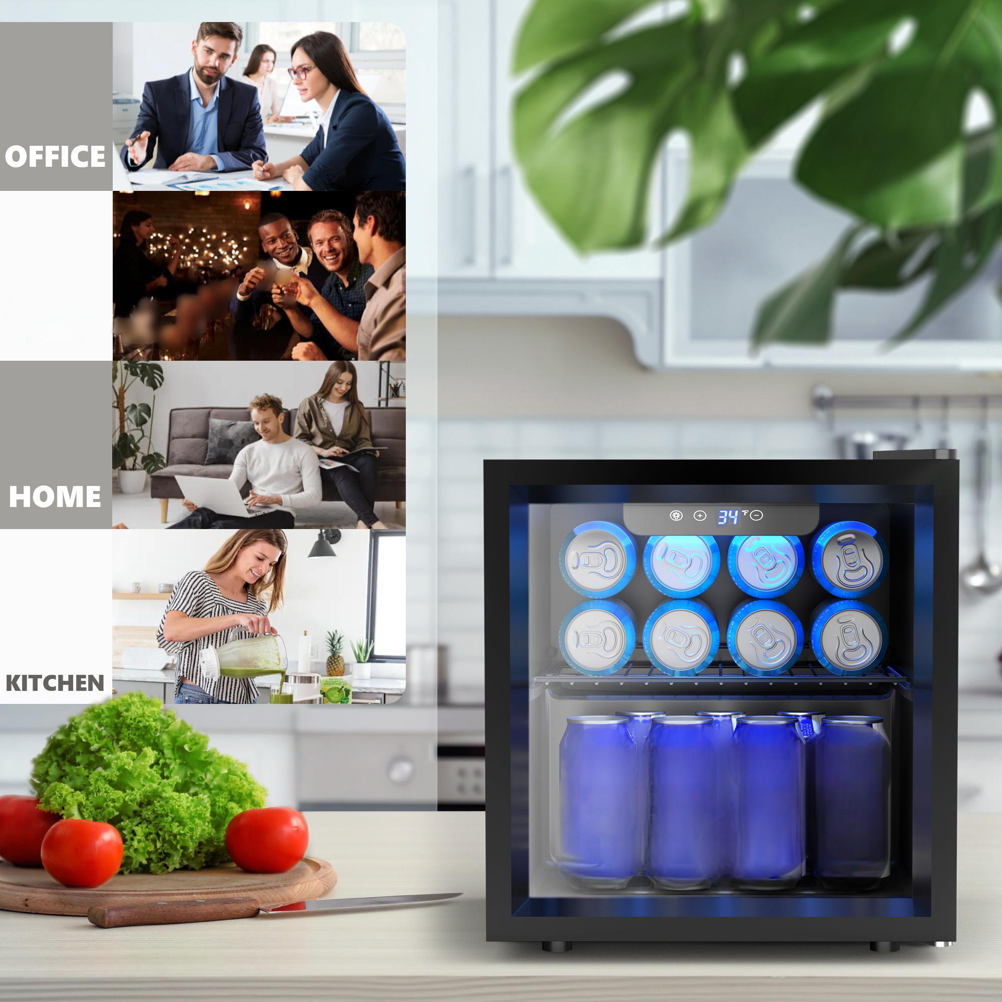 ثلاجة صغيرة بباب زجاجي من إيكو - مراجعة Home Bar And Fridge وسعره
