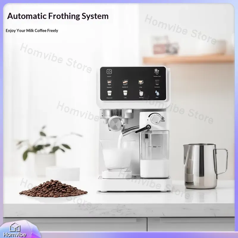 ماكينة قهوة إسبريسو بضغط 20 با - مراجعة Home Bar And Coffee وسعره