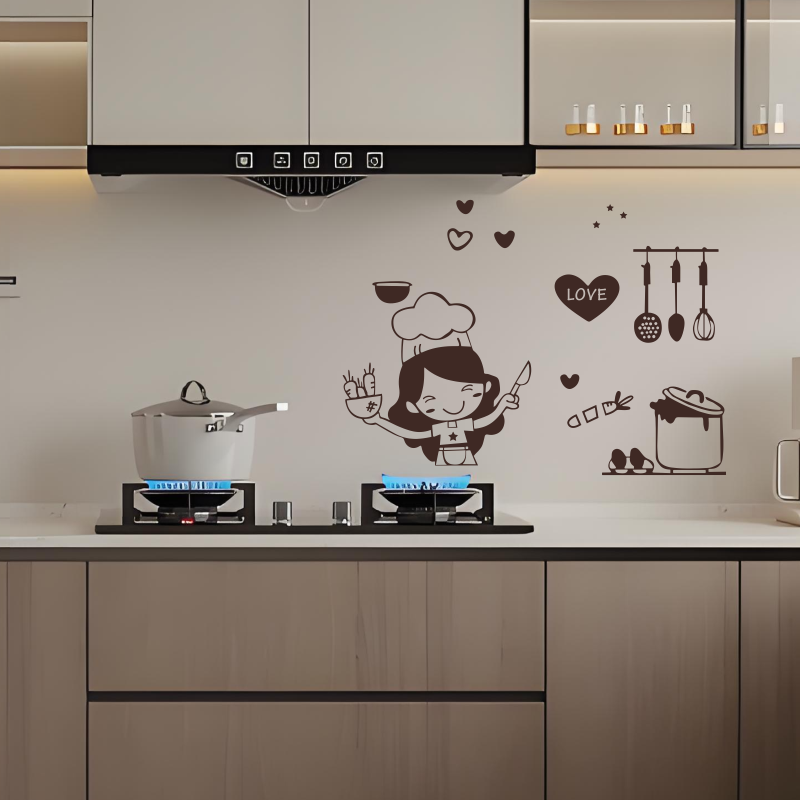 ملصق جداري بتصميم الفتاة السعي - مراجعة Home Bar And Fridge وسعره