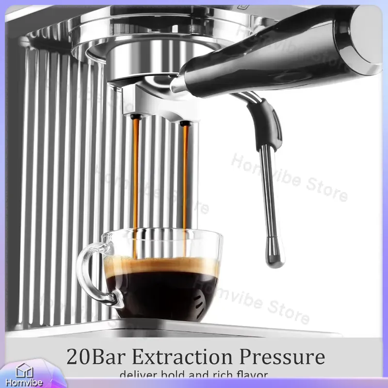 ماكينة إسبريسو مدمجة بقوة 20 ب - مراجعة Home Bar And Coffee وسعره