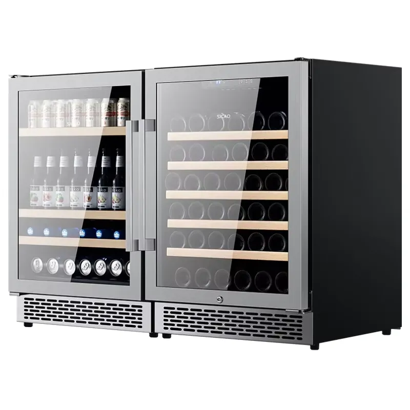 ثلاجة نبيذ من الفولاذ المقاوم  - مراجعة Home Bar And Fridge وسعره