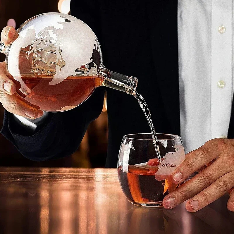 1L الإبداعية غلوب الدورق مجموع - مراجعة Decanter Globe Set وسعره