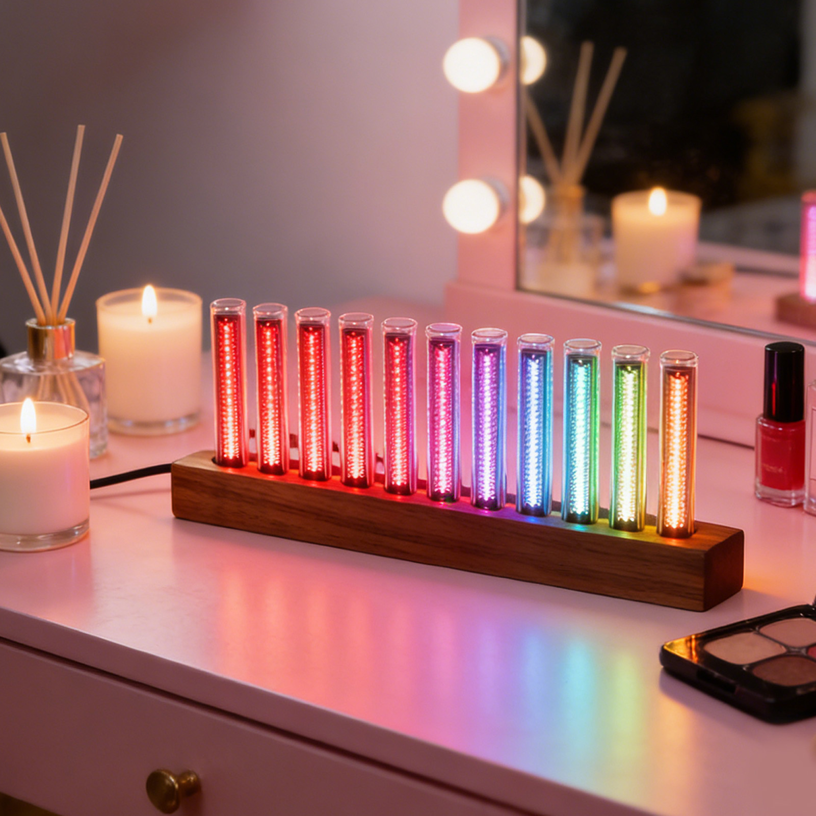 شاشة عرض طيف الموسيقى LED، محل - مراجعة Home Bar Shelf وسعره